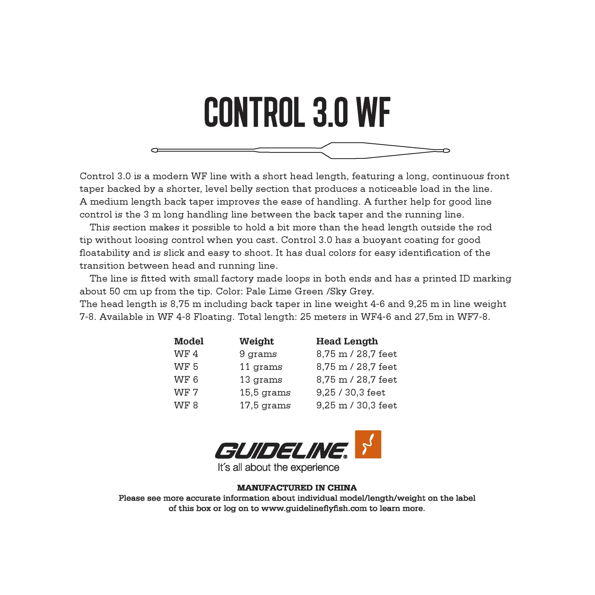 Control 3.0 Float Fly Line - Image 2