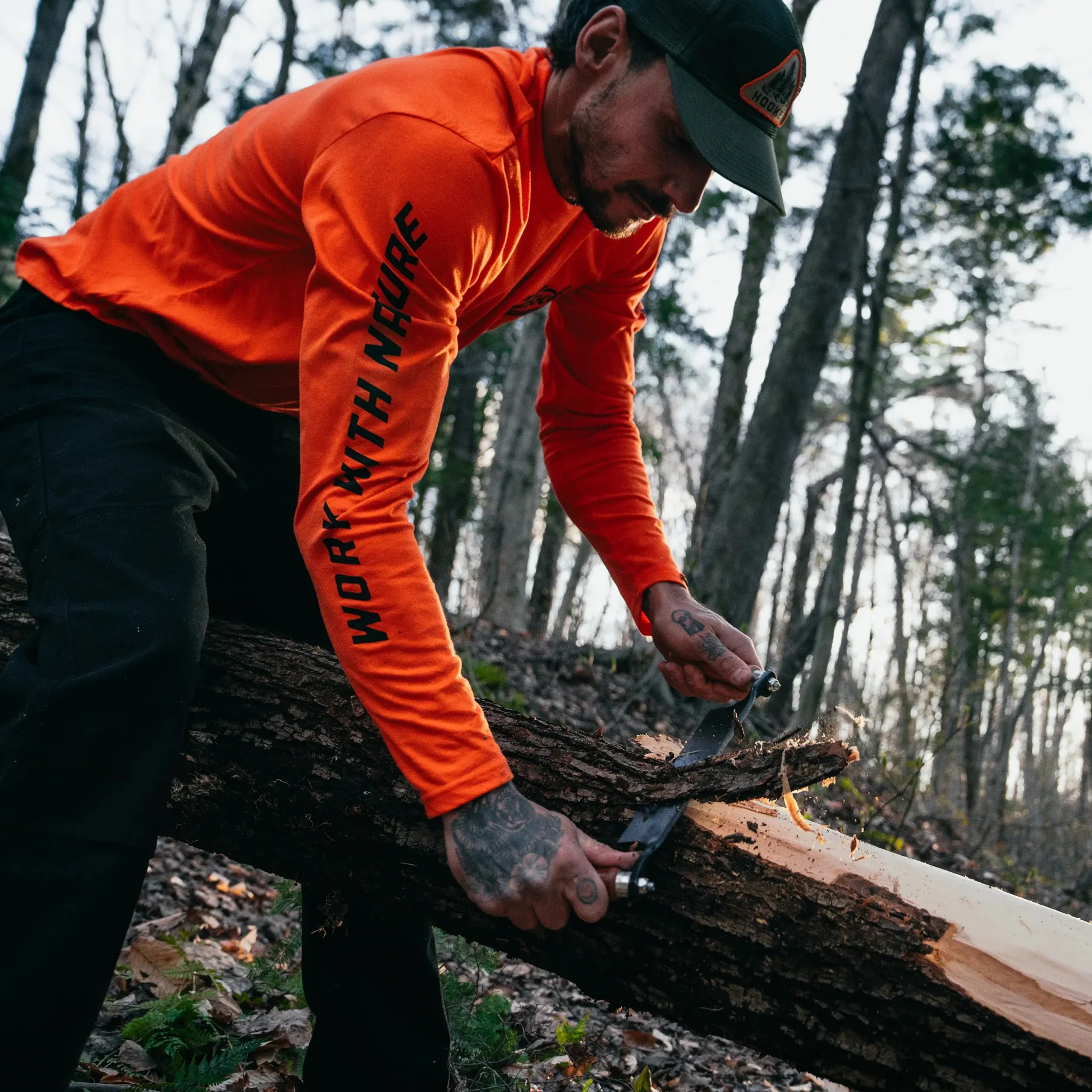 M's Work With Nature Long Sleeve Tee - Image 2