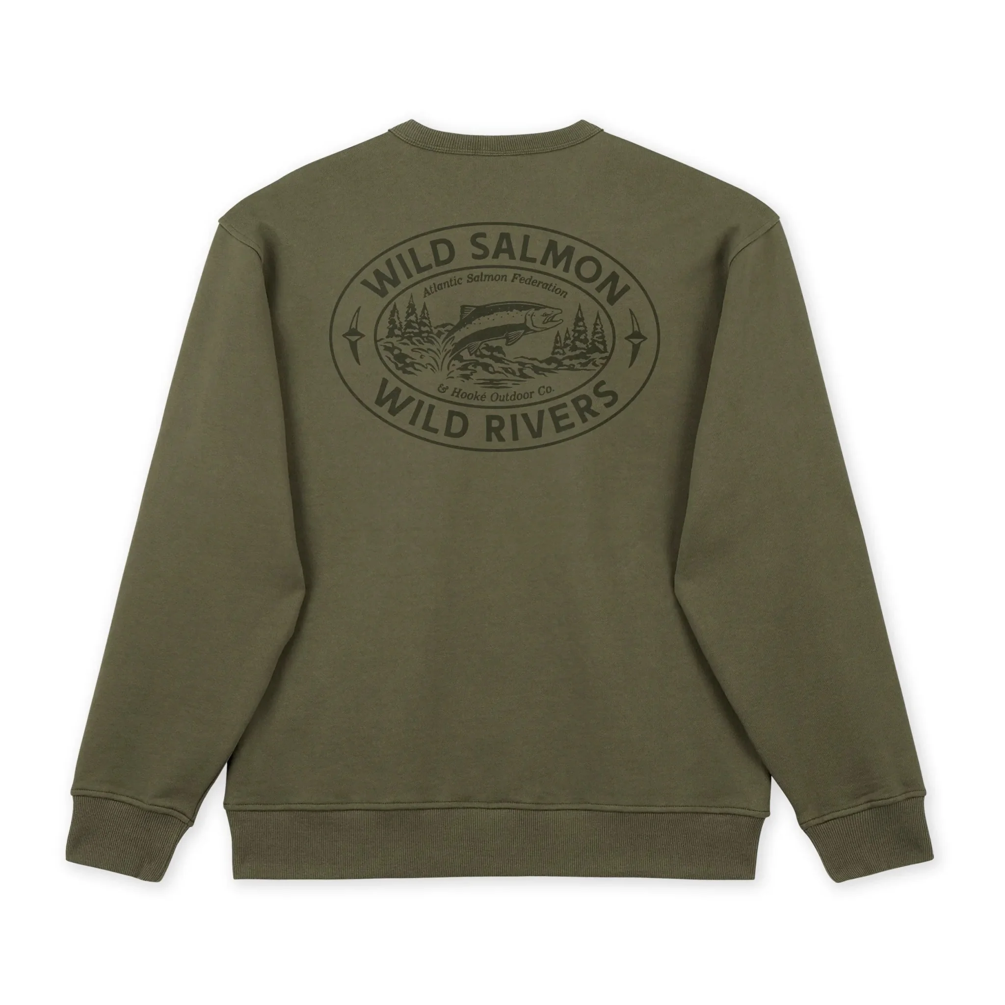 M's Wild Salmon Wild Rivers Crewneck - Image 3