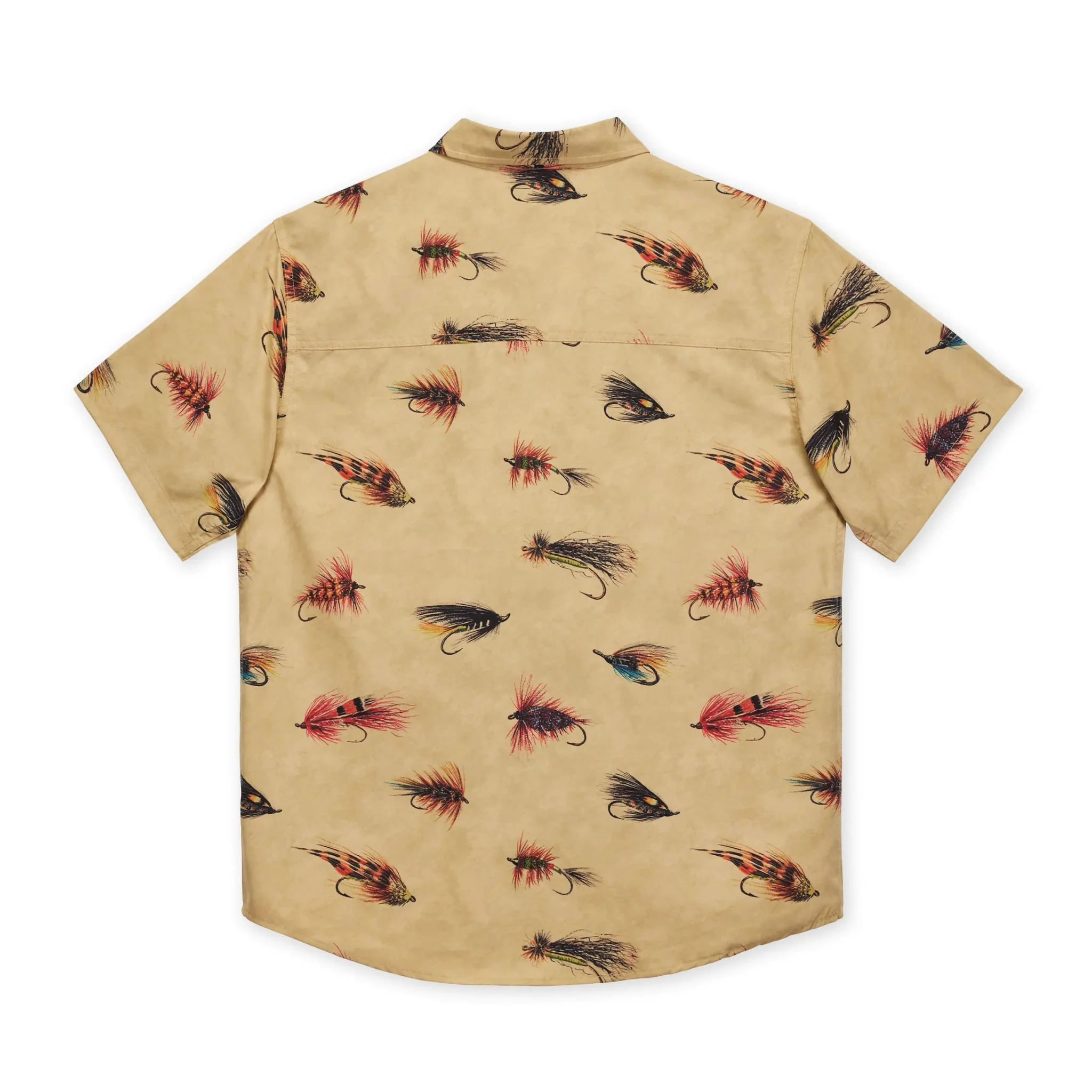 M's Atlantic Salmon Flies Short Sleeve Shirt - Image 3