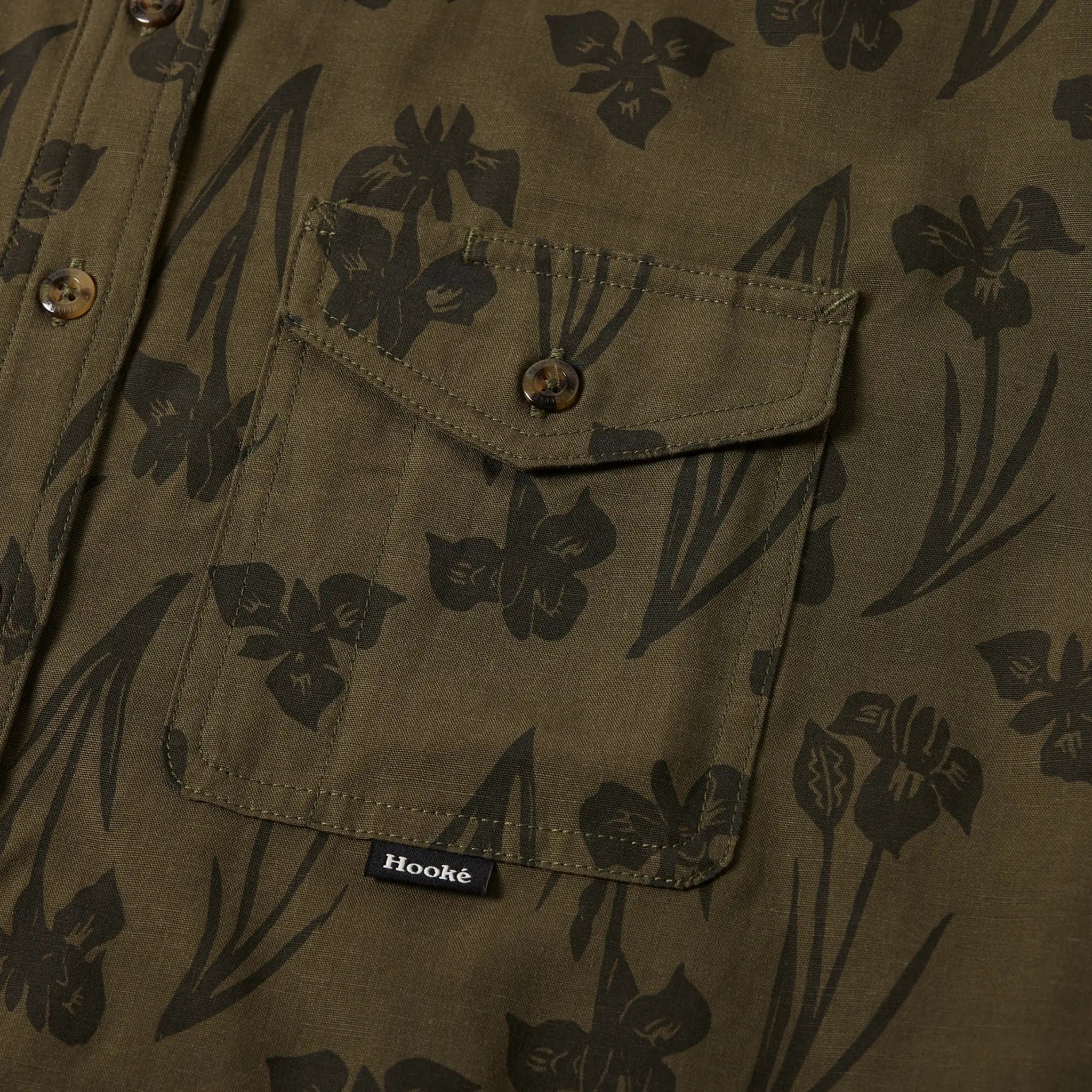 W's Oversized Yellow Iris Short Sleeve Shirt - Image 4