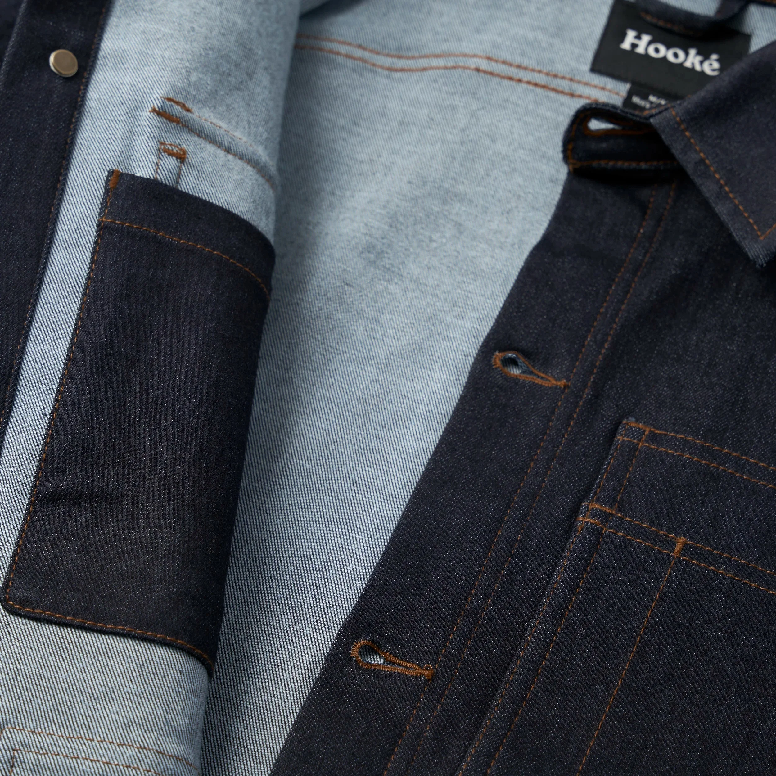 M's Denim Trucker Work Jacket - Image 6