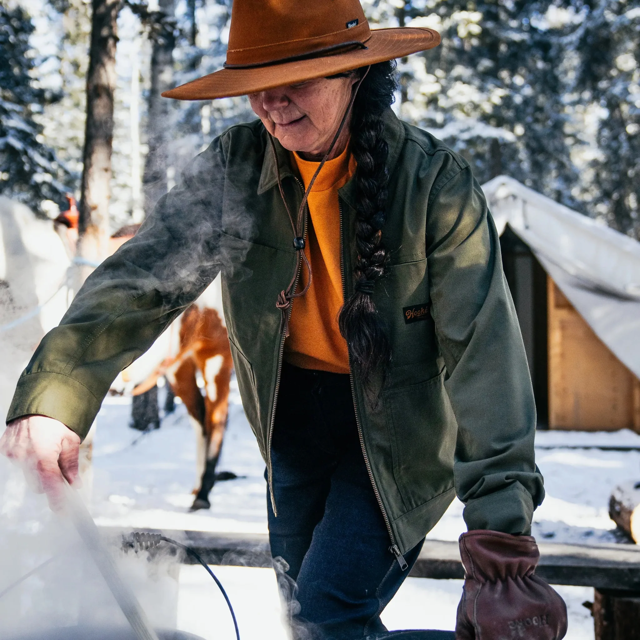 W's Light Trucker Work Jacket - Image 8