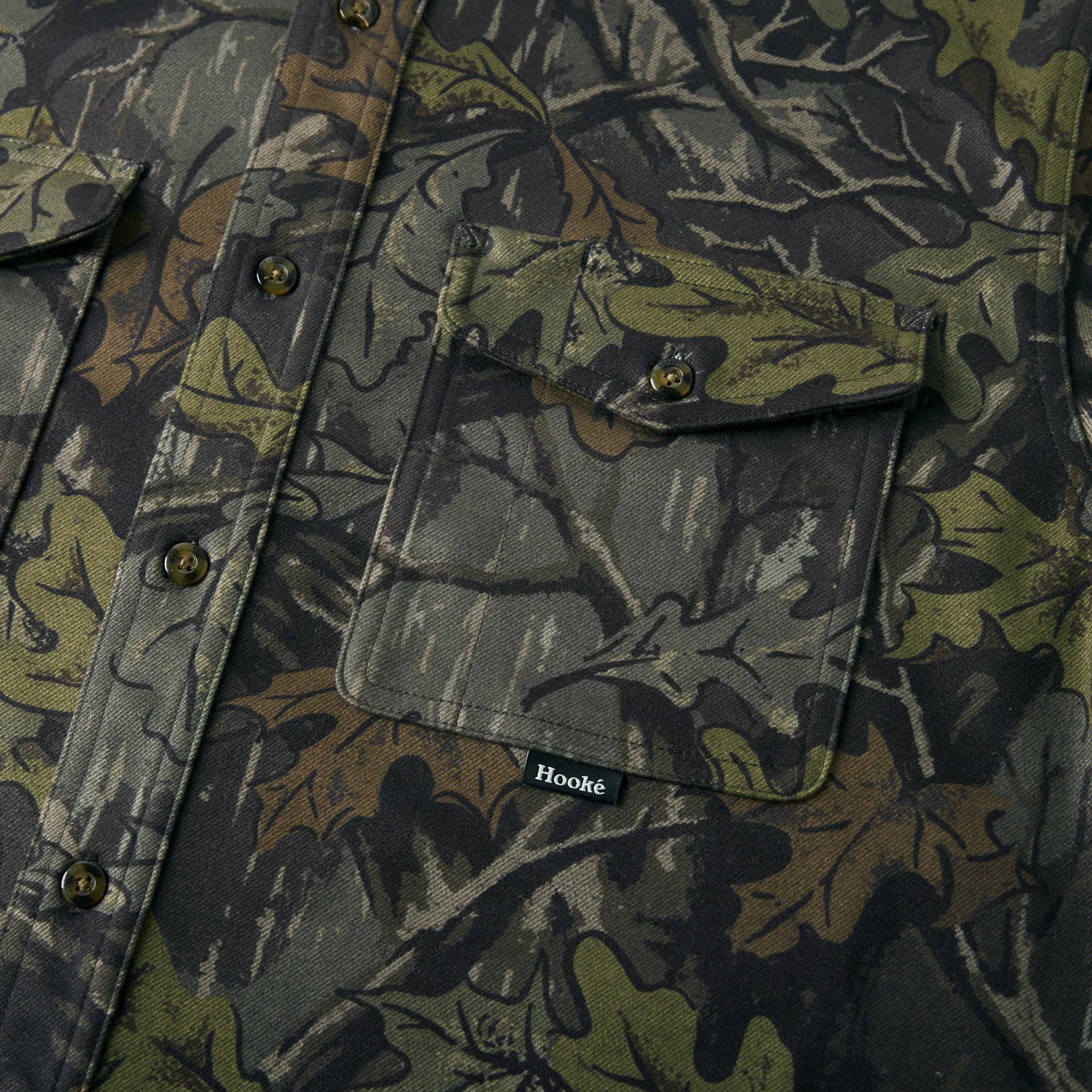 M's Forest Camo Flannel Shirt - Image 4