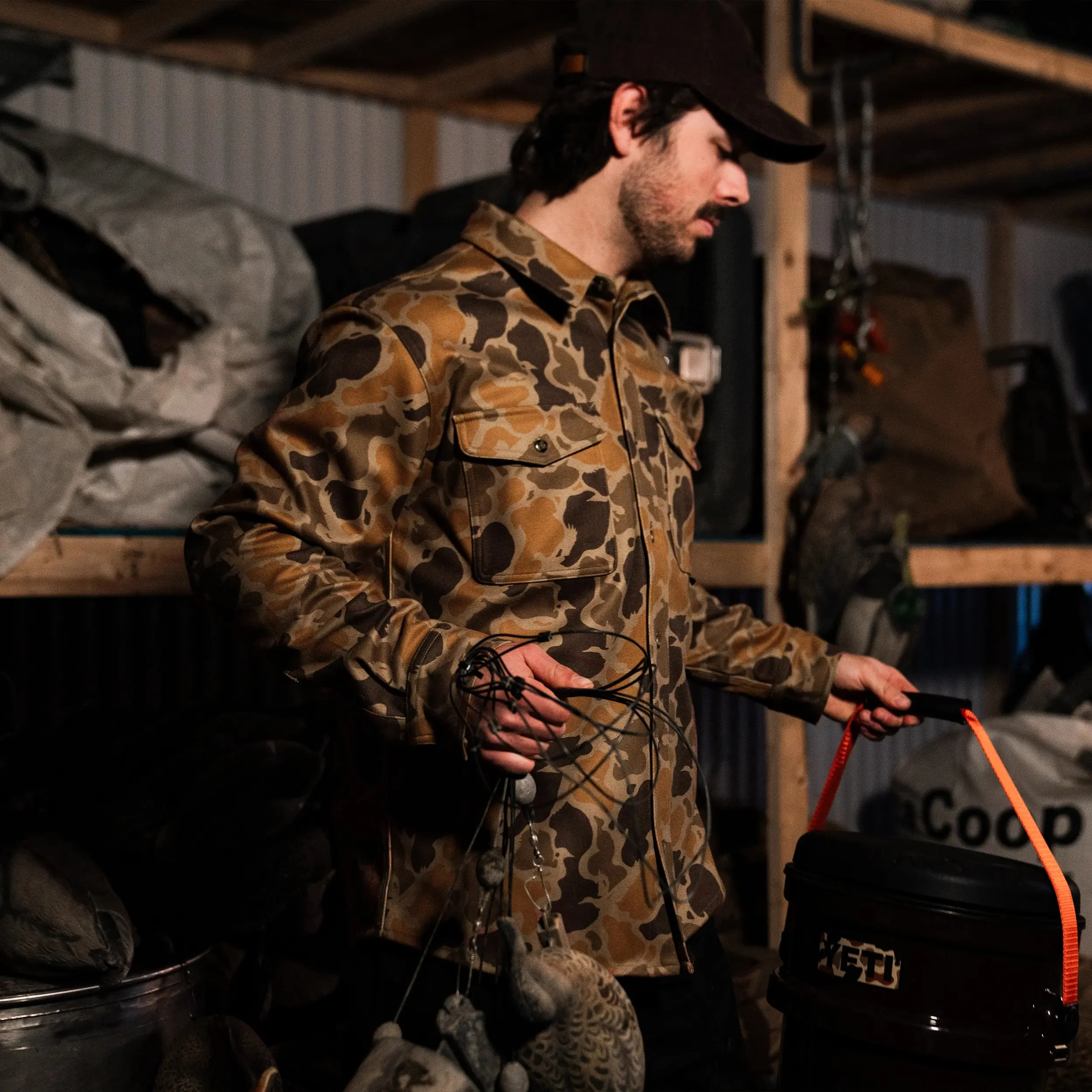 M's Duck Camo Flannel Shirt - Image 2
