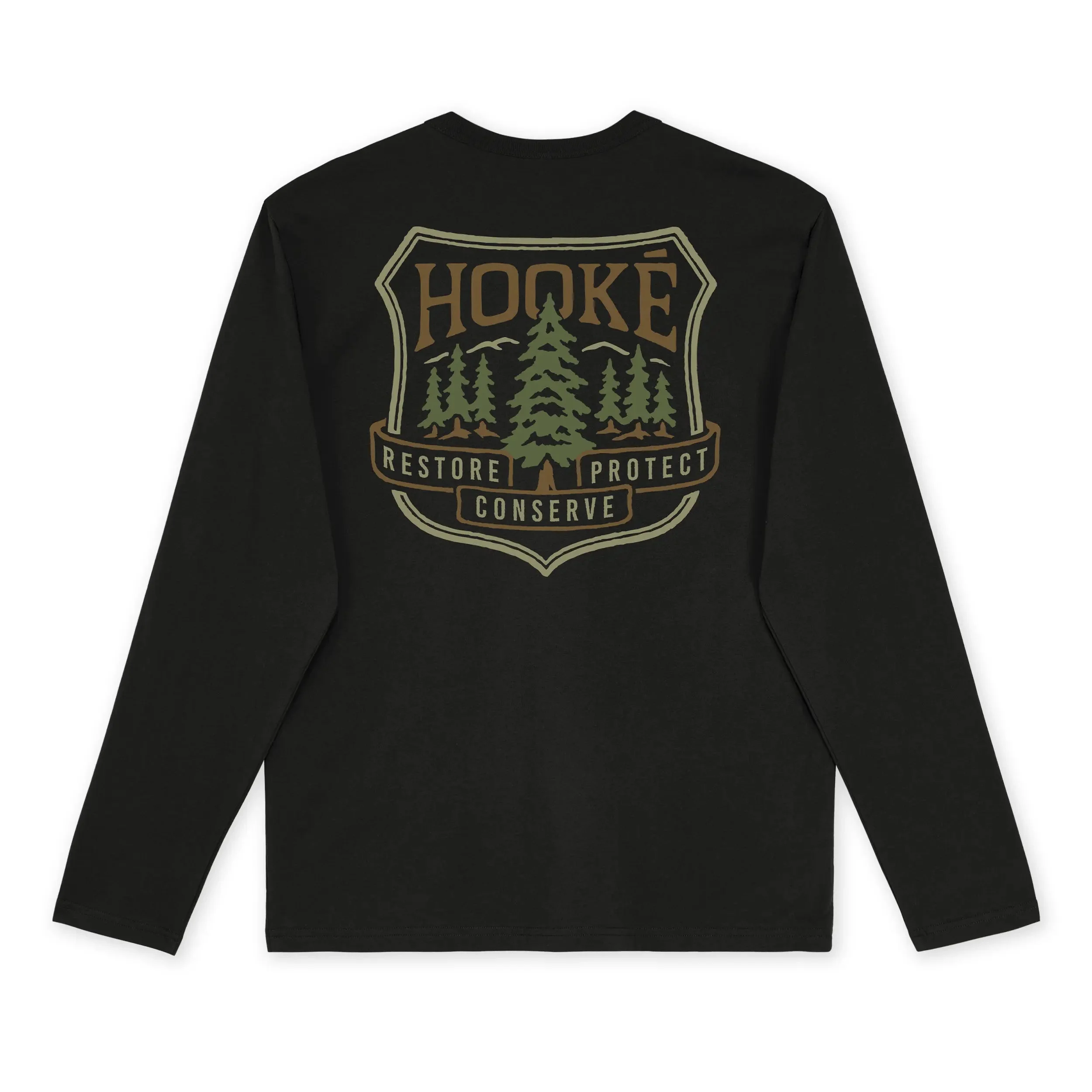 M's Pine Trees Long Sleeve Tee - Image 3