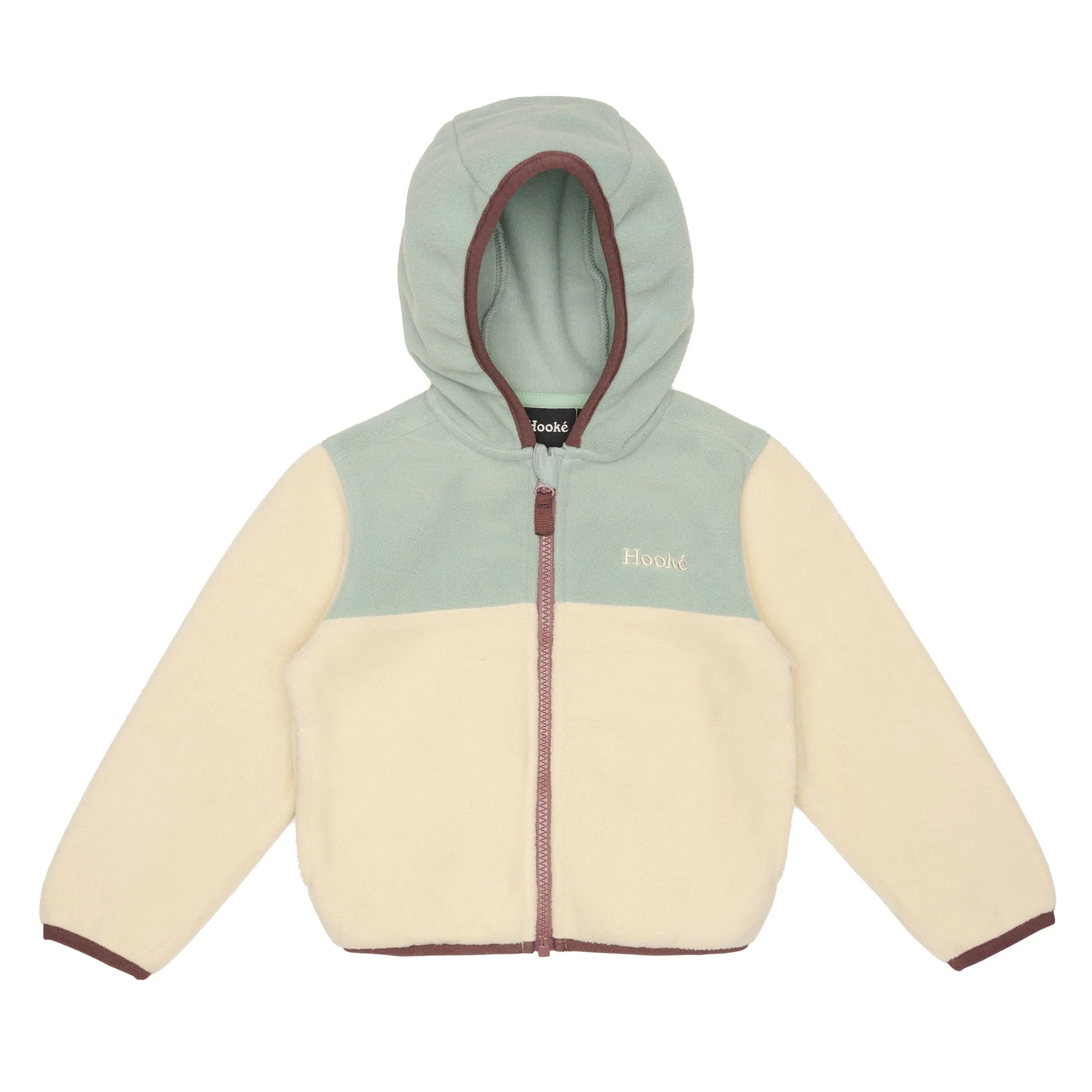 K's Fleece Zip Hoodie Ivory